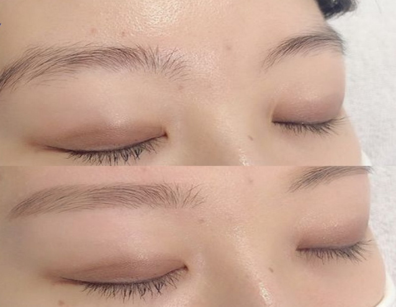 Mực hairstroke hữu cơ giúp lên màu sợi lông mày đẹp